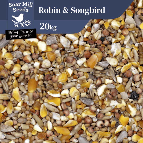 Robin and Songbird No Mess Seed Mix 20kg